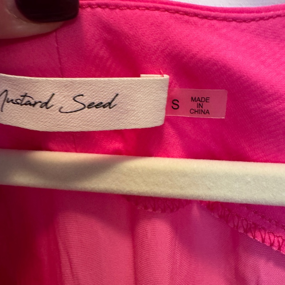 Mustard Seed Hot Pink Top - Picture 2 of 2